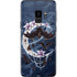 Gothic Moon with Bats and Flowers by Sarah Richter Galaxy S9 Skin